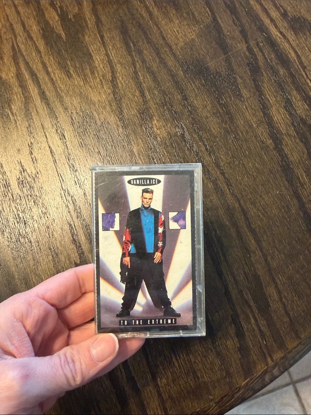 Vanilla Ice 'To The Extreme' Cassette Tape - Blue & Red Jacket Artwork